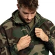 Куртка летняя Brandit Summer Windbreaker с ветрозащитными и водоотталкивающими свойствами ветровка анорак US Woodland 5XL - изображение 6