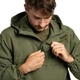 Куртка летняя Brandit Summer Windbreaker с ветрозащитными и водоотталкивающими свойствами ветровка анорак олива M - изображение 6