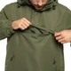 Куртка летняя Brandit Summer Windbreaker с ветрозащитными и водоотталкивающими свойствами ветровка анорак олива M - изображение 7
