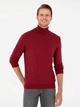 Гольф-водолазка мужская Pierre Cardin G021SZ0TK-000-2028197(Vişne) M Вишневая (8683857743249) - изображение 5