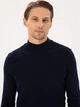 Гольф-водолазка мужская Pierre Cardin G021SZ0TK-000-2096328(Lacivert) L Темно-синяя (8683858104841) - изображение 4