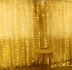Гірлянда Штора 2х2 м 160 LED теплий білий світлодіодна для новорічного декору на вікно - зображення 5
