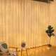 Гірлянда Штора 2х2 м 160 LED теплий білий світлодіодна для новорічного декору на вікно - зображення 6