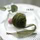 Жатий шовк стрічка для декору VTILENE, Olive, 2.5 см, 3 м - зображення 5