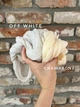 Жатий шовк для весільного декору VTILENE, Off-White, 1.5 см, 3 м - зображення 2