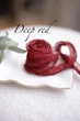 Жатий шовк стрічка для декору VTILENE червона, Deep red, 1.5 см, 3 м - зображення 3