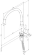 Смеситель кухонный Am.Pm X-Joy S EcoStart F85B07602 - изображение 9