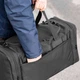 Сумка дорожная спортивная Fat Black на 60 л, черная, Оксфорд 1000Д, с резиновыми ножками (63х32х30 см) - изображение 4