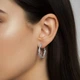 Сережки LUNET у білому золоті, з діамантами 347471121 - изображение 3