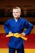 Синє дитяче кімоно для хлопчиків, дзюдо, TM BUDOGI серія BEGINNER, зріст 150 см, щільність 350 гр/м.кв. - изображение 3