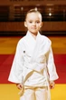 Біле дитяче кімоно для дівчаток, дзюдо, TM BUDOGI серія BEGINNER, зріст 110 см, щільність 350 гр/м.кв. - изображение 2