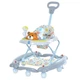 Ходунки дитячі BAMBI M 3656A-S-4&nbsp;Ведмедик 3в1&nbsp;з батьківською ручкою, качалкою та силіконовими колесами - зображення 1