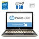 Ноутбук-трансформер Б-класс HP Pavilion X360 / 13.3" (1920x1080) IPS Touch / Intel Core i3-8130U (2 (4) ядра по 2.2 - 3.4 GHz) / 8 GB DDR4 / 128 GB SSD / Intel HD Graphics 620 / WebCam б/у - изображение 1