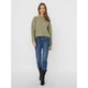 Жіночий джемпер Vero Moda Vmolina Ls з високою горловиною меланж теплий XL 10252256 SAGE (XL) - изображение 2