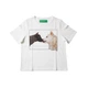 Футболка жіноча з принтом United Colors of Benetton Balls Pop біла XS 3P1ZE1613 903 (XS) - зображення 2
