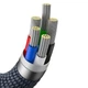 PD кабель Baseus Crystal Shine Series Fast Charging Type-C to iP 20W 2m чорний CAJY000301 - изображение 4