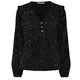 Жіноча блуза Only Luca Fr бавовняна елегантна чорна XS 15240227 BLACK (XS) - изображение 1