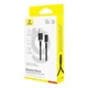 USB кабель Baseus Dura Series USB to Type-C 60W 2m чорний-золотий P10377802U01-02 - изображение 2