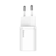Мережевий зарядний пристрій Baseus Super Si Quick Charger 1C 25W EU білий CCSP020102 - изображение 3