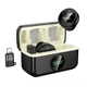 Мікрофон HOCO L22 Bright 2-in-1 бездротовий microphone with case(iP/Type-C) Чорний - зображення 3