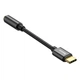 AUX-адаптер Baseus Type-C Male to 3.5mm Female Adapter L54 чорний CATL54-01 - зображення 3
