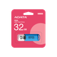 Флеш-накопичувач ADATA USB 2. 0 C906 32Gb Water блакитний - изображение 2