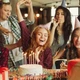 Женская диадема - корона для волос BIRTHDAY QUEEN тиара - обруч со стразами на день рождения + атласная лента, красный (129784169) - изображение 5