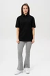 Жіноча Футболка Поло З Ґудзиками Теніска Without Polo XL Black - изображение 2