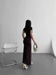 Платье женское - однотон эластичное STYLE H № 374 Шоколад 44-46 - изображение 7