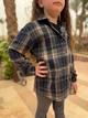 Рубашка унисекс оверсайз 507р1346 синий р.92 - изображение 1