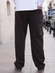 Штаны мужские свободные демисезон прямые брюки casual спортивные ELMA - STORE коричневый M - изображение 5
