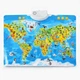 Інтерактивний плакат Карта світу WToys назви тварин, океанів, континентів, казки, пісні українською 97899 - зображення 2