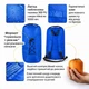 Туристичний герморюкзак Tribe Dry Backpack; 20л; Синій. Похідний водонепроникний рюкзак T-GG-0001 - зображення 6