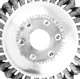 Щітка тверда дротяна NEO Tools для бензинового тримера 150 x 25.4 мм 55-100 (5906692003211) - зображення 2
