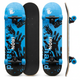 Скейтборд деревянный SP-Sport Skateboard Iron Hand 4411-3 размер 78х20см Black-Blue - изображение 3