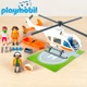 Ігровий набір конструктор Playmobil City life Рятувальний вертоліт 38 деталей Плеймобіл 70048 - зображення 1