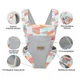 Детская переноска слинг для младенцев и малышей до 25 кг Babypark рюкзак кенгуру 0-36 месяцев эргорюкзак с поддержкой шеи разноцветный - изображение 5