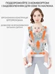 Детская переноска слинг для младенцев и малышей до 25 кг Babypark рюкзак кенгуру 0-36 месяцев эргорюкзак с поддержкой шеи камуфляжный - изображение 4