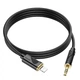 Cable AUX 3.5mm to Lightning (1 м) — Hoco UPA30 IP — Black (785072) - изображение 3