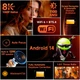 Проектор MAGCUBIC HY450 MAX портативный домашний кинотеатр 1100 ANSI 2 / 16 gb Full HD 1080 p 60 Hz Android TV автофокус вай фай блютус пульт - изображение 2