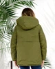 Женская куртка демисезонная хаки 48-50 р844.4420 - изображение 5