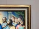 Икона Тайная вечеря с блеском в золотистой багетной раме 40х60 см. №P130 - изображение 4