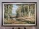 Картина гобеленовая в багетной раме Лесная тропа 50x70см. №G302 - изображение 1