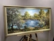 Картина Волшебное озеро в багетной раме 50х100 см. №398 - изображение 2