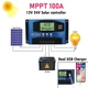 Контролер заряду сонячної батареї MPPT 100А 12/24 В дисплей та USB - зображення 2