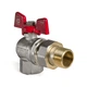 Кран с американкой 3/4" (Koer KR.228) угловой (KR0018) - изображение 3