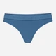 Трусики танга женские хлопковые Victoria's Secret 4159-18 QJW(Moonlight Blue) S Голубые (3000807762209) - изображение 3