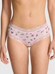 Трусики бразилиана женские хлопковые Victoria's Secret 4197-53 RGD(Pink Tulip Tattoo Print) L Розовые (3001808657561) - изображение 1