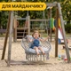 Подвесное плетеное кресло-качалка до 150 кг LEOBRO Boho Comfort XL 80 см Grey (LB-1110) - изображение 10