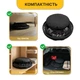 Подвесное плетеное кресло-качалка LEOBRO Boho XL 80 см Black с подушкой (LB-1105) - изображение 8